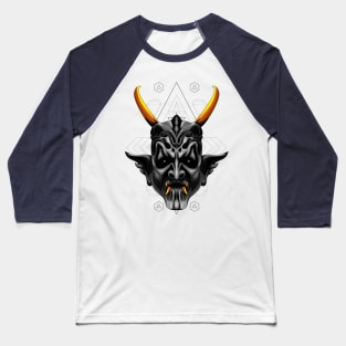 devil mask scary Baseball T-Shirt